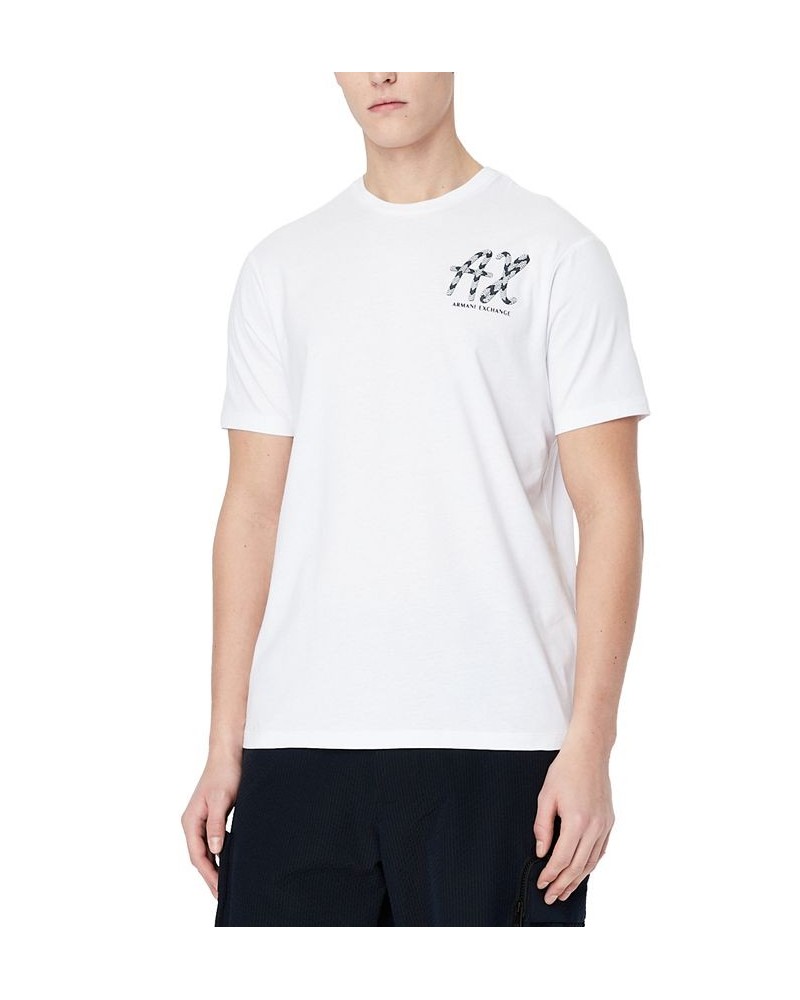 Men's Rope Logo Graphic T-Shirt White $28.70 T-Shirts