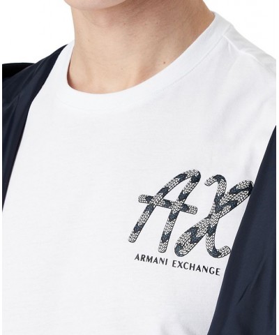 Men's Rope Logo Graphic T-Shirt White $28.70 T-Shirts