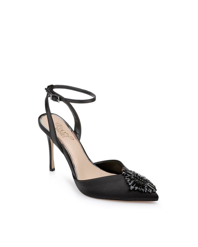 Women's Gaby Evening Pump Black $73.01 Shoes