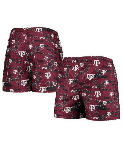 Men's Maroon Texas A&M Aggies Island Palm Swim Trunks $28.19 Swimsuits