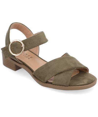 Women's Cressida Buckle Sandal PD05 $37.80 Shoes