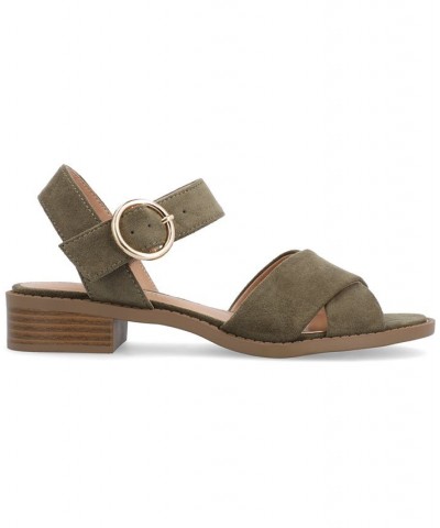 Women's Cressida Buckle Sandal PD05 $37.80 Shoes