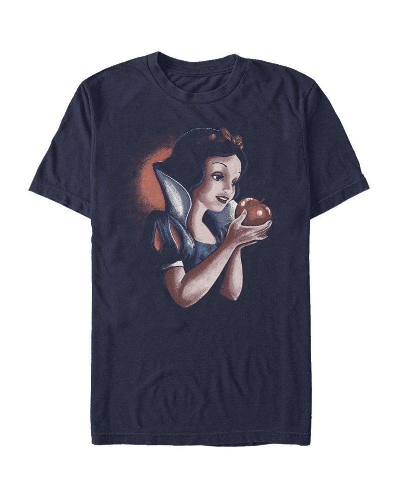 Men's Deep Stare Short Sleeve Crew T-shirt Blue $14.70 T-Shirts