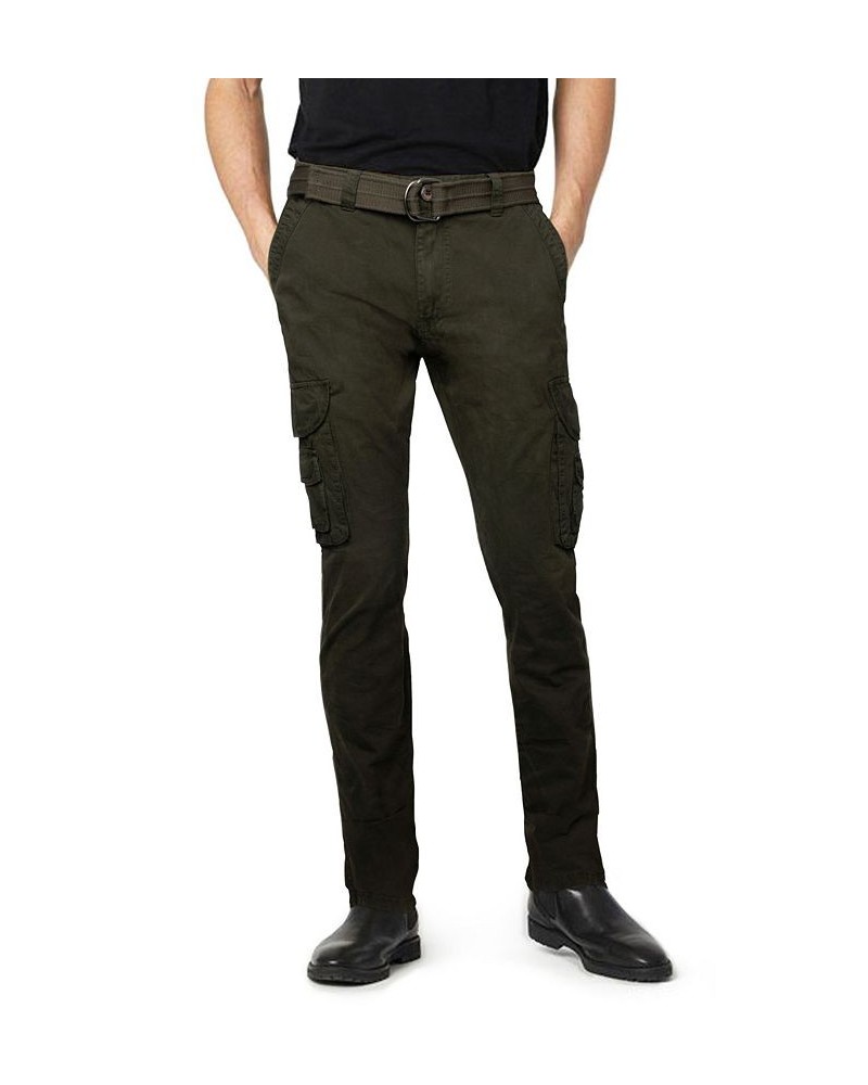 Men's Belted Cargo Pants Olive $41.34 Pants