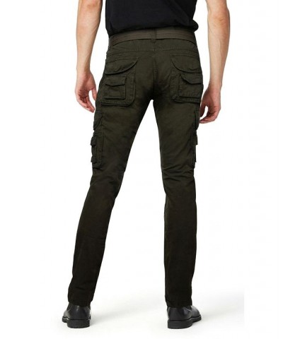 Men's Belted Cargo Pants Olive $41.34 Pants