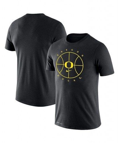 Men's Black Oregon Ducks Basketball Icon Legend Performance T-shirt $29.49 T-Shirts