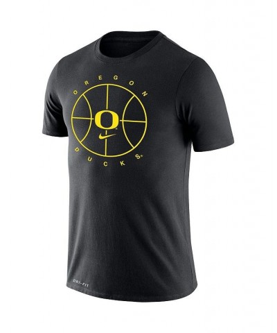 Men's Black Oregon Ducks Basketball Icon Legend Performance T-shirt $29.49 T-Shirts