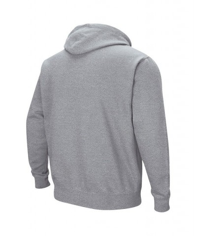 Men's Heathered Gray New Mexico Lobos Arch and Logo Pullover Hoodie $31.34 Sweatshirt