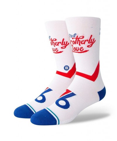 Men's Philadelphia 76Ers 2022/23 City Edition Crew Socks $12.60 Socks