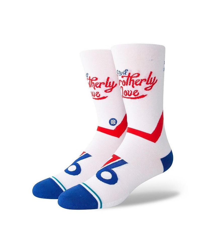 Men's Philadelphia 76Ers 2022/23 City Edition Crew Socks $12.60 Socks