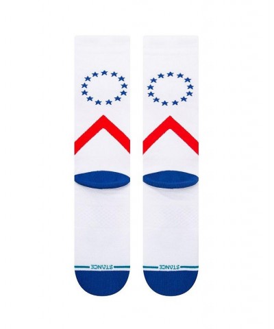 Men's Philadelphia 76Ers 2022/23 City Edition Crew Socks $12.60 Socks