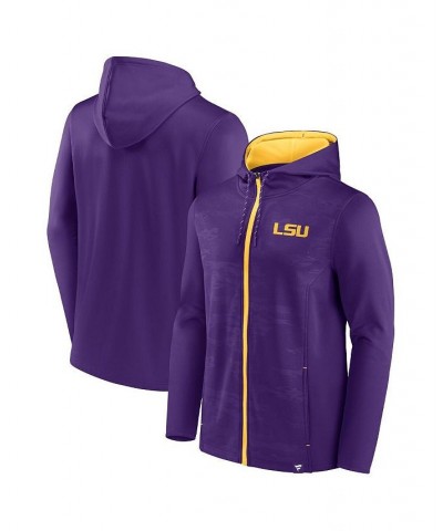 Men's Branded Purple LSU Tigers Ball Carrier Full-Zip Hoodie $33.00 Sweatshirt