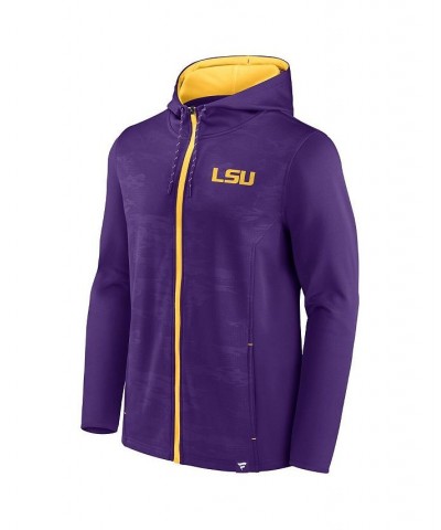 Men's Branded Purple LSU Tigers Ball Carrier Full-Zip Hoodie $33.00 Sweatshirt