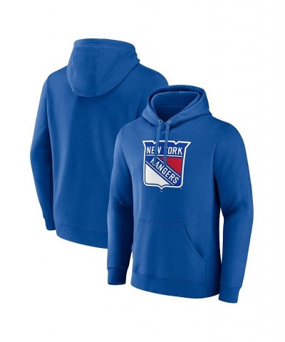 Men's Branded Blue New York Rangers Primary Logo Pullover Hoodie $24.94 Sweatshirt