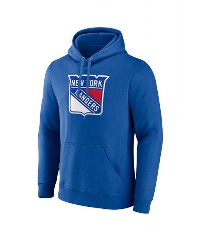 Men's Branded Blue New York Rangers Primary Logo Pullover Hoodie $24.94 Sweatshirt