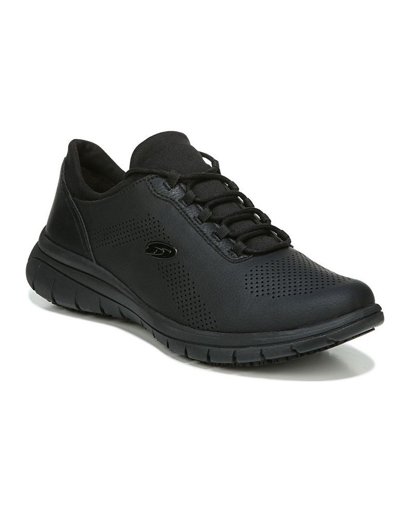 Women's Visionary Slip-Resistant Oxfords Black $37.80 Shoes