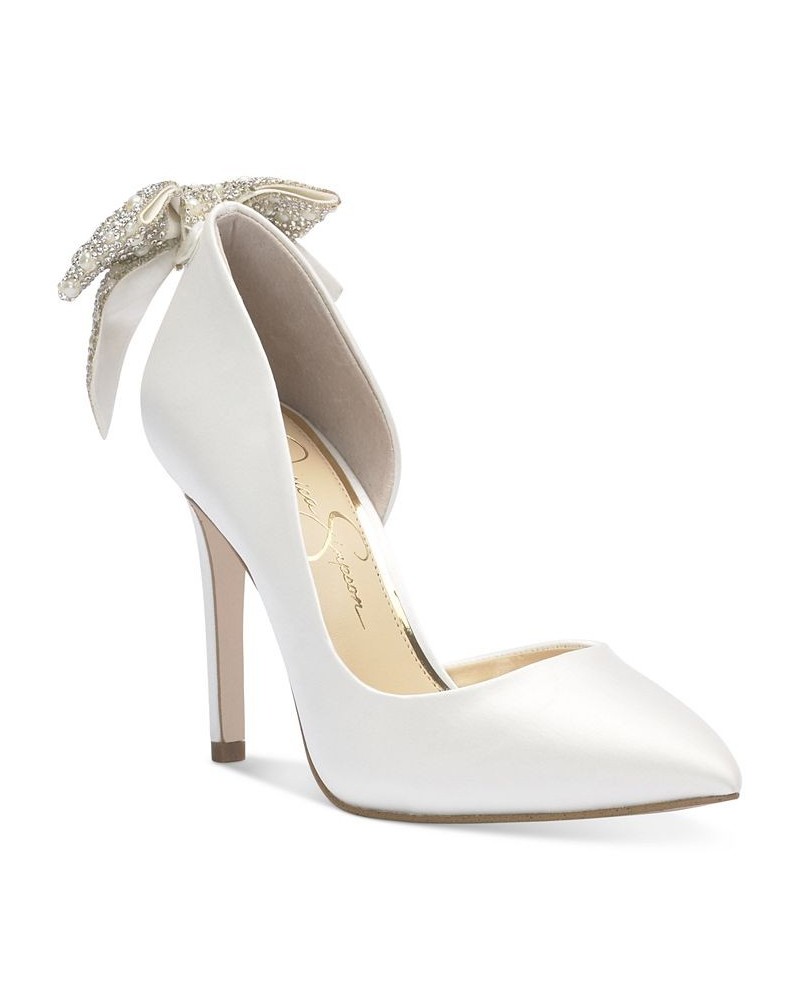 Women's Prizma Slip-On d'Orsay Pumps White $50.40 Shoes