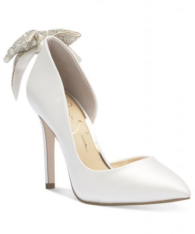 Women's Prizma Slip-On d'Orsay Pumps White $50.40 Shoes