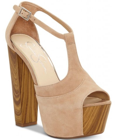 Dany Platform Sandals Tan/Beige $39.60 Shoes