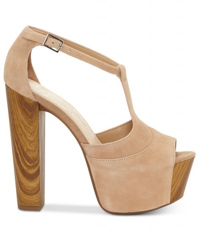 Dany Platform Sandals Tan/Beige $39.60 Shoes