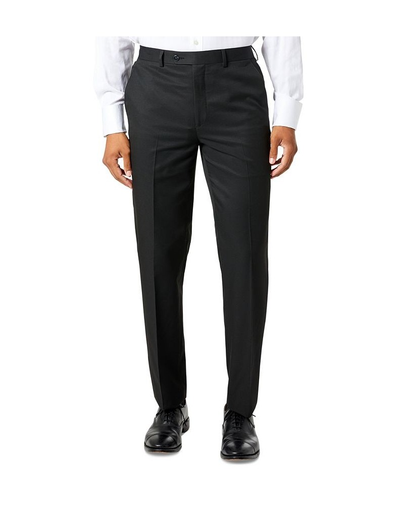 Men's Classic-Fit Black Solid Pants Black $22.00 Pants