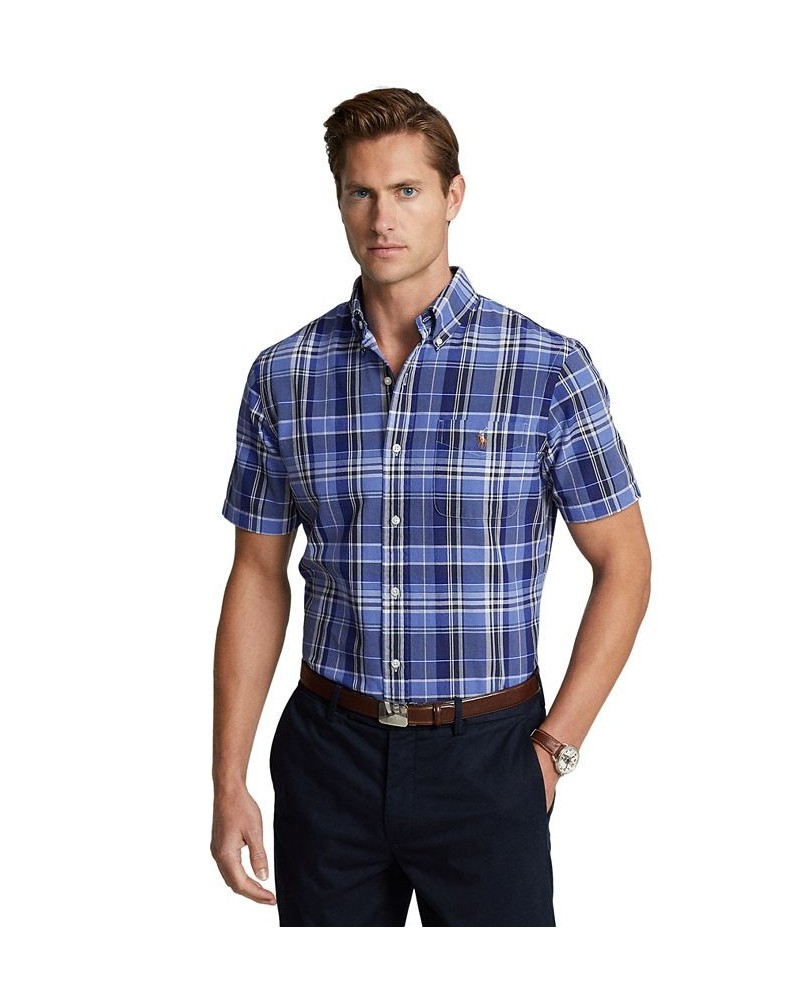 Men's Classic-Fit Oxford Shirt Blue $48.75 Shirts