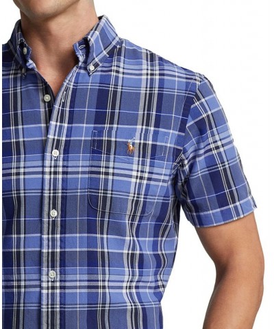 Men's Classic-Fit Oxford Shirt Blue $48.75 Shirts