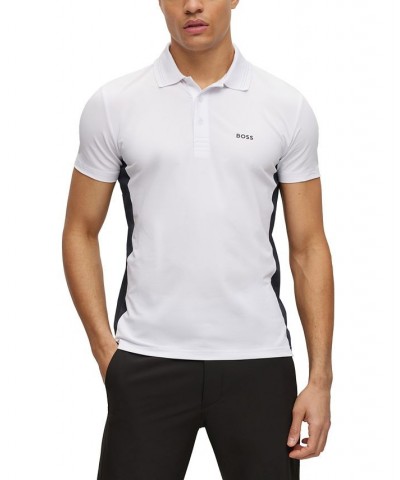 BOSS Men's Performance Polo Shirt White $51.06 Polo Shirts