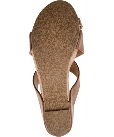 Women's Rayna Wedge Sandal Black $53.99 Shoes