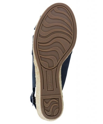 Maureen Espadrille Slingback Sandals Blue $34.50 Shoes