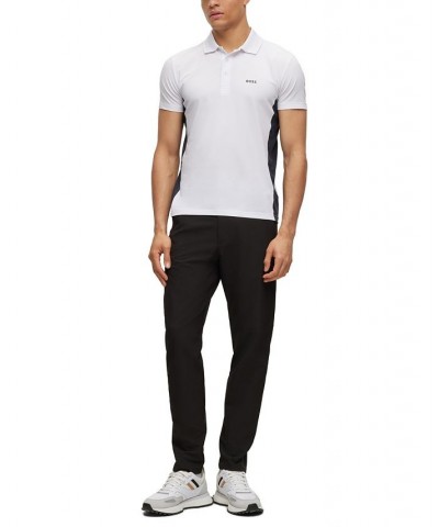 BOSS Men's Performance Polo Shirt White $51.06 Polo Shirts