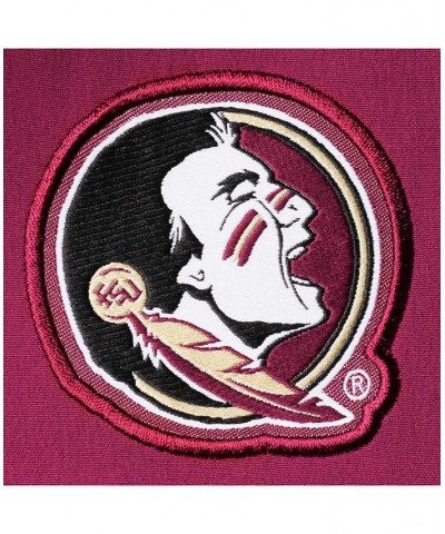 Men's Garnet Florida State Seminoles 2021 Coaches Short Sleeve Quarter-Zip Jacket $31.00 Jackets