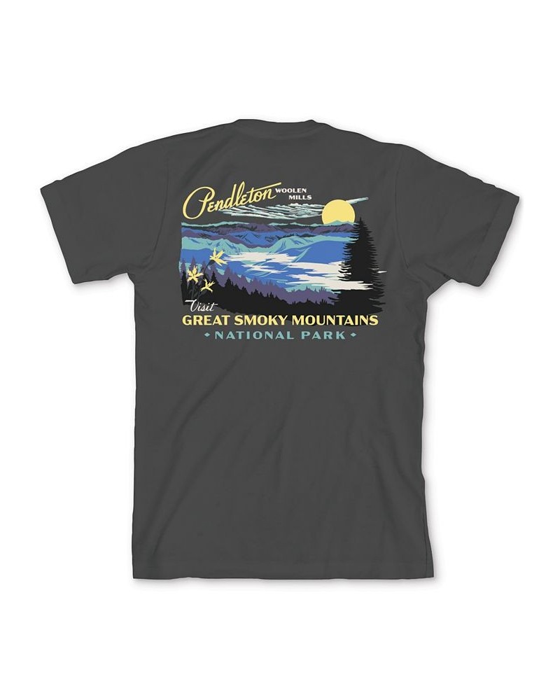 Men's Great Smokey Mountains Graphic T-shirt Multi $21.36 T-Shirts