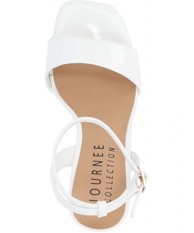 Women's Konna Wedge Sandals White $52.99 Shoes