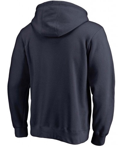 Men's Navy St. Louis Blues Primary Team Logo Fleece Pullover Hoodie $23.20 Sweatshirt