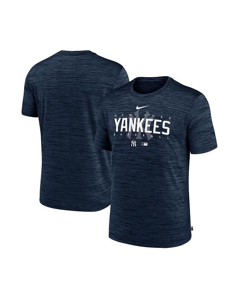 Men's Navy New York Yankees Authentic Collection Velocity Performance Practice T-shirt $29.99 T-Shirts