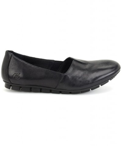 Women's Sebra Comfort Slip On Flats Black $60.00 Shoes