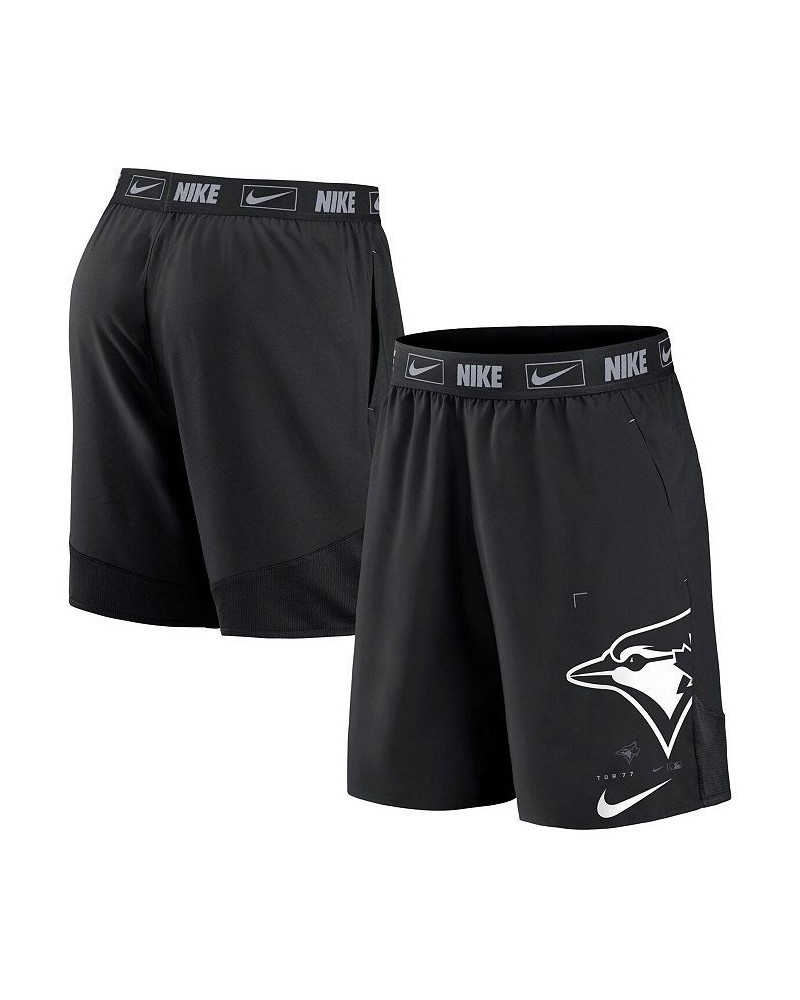 Men's Black Toronto Blue Jays Bold Express Performance Shorts $30.79 Shorts