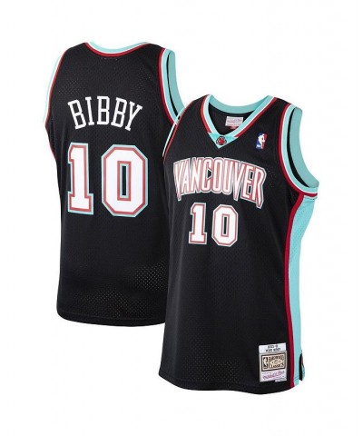 Men's Mike Bibby Black Vancouver Grizzlies 2000-01 Hardwood Classics Swingman Jersey $71.05 Jersey