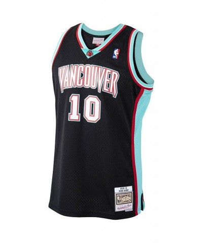 Men's Mike Bibby Black Vancouver Grizzlies 2000-01 Hardwood Classics Swingman Jersey $71.05 Jersey