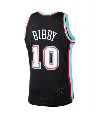 Men's Mike Bibby Black Vancouver Grizzlies 2000-01 Hardwood Classics Swingman Jersey $71.05 Jersey