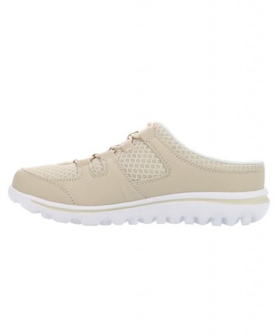 Women's Travelactiv Slide Casual Sneakers Tan/Beige $38.97 Shoes