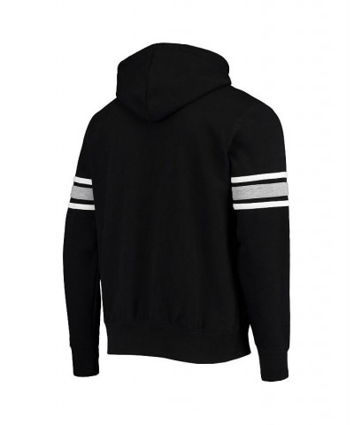 Men's Black Las Vegas Raiders Double Block Pullover Hoodie $38.49 Sweatshirt