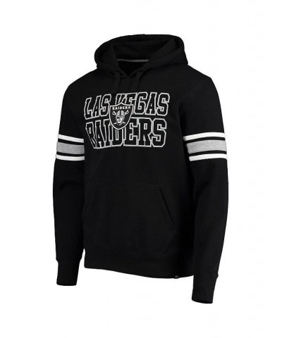 Men's Black Las Vegas Raiders Double Block Pullover Hoodie $38.49 Sweatshirt