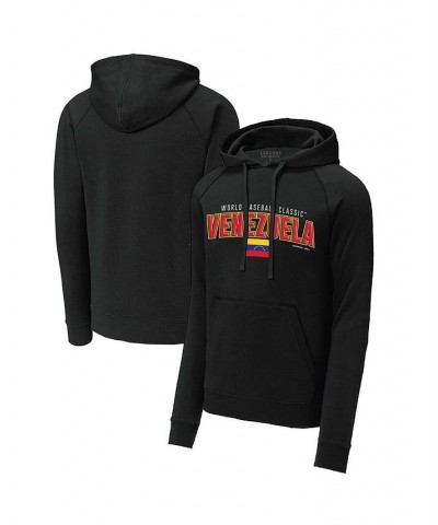 Men's Black Venezuela Baseball 2023 World Baseball Classic Country Pride Pullover Hoodie $33.60 Sweatshirt