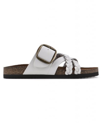 Healing Footbed Sandal Slides White $36.57 Shoes