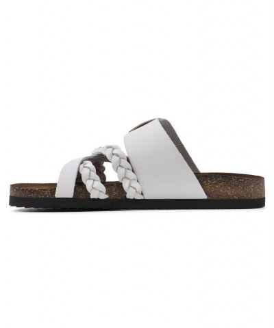 Healing Footbed Sandal Slides White $36.57 Shoes