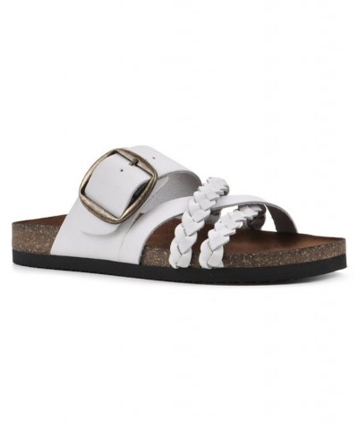 Healing Footbed Sandal Slides White $36.57 Shoes