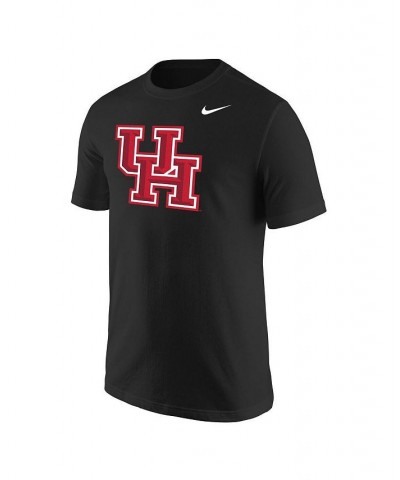 Men's Black Houston Cougars Big Logo T-shirt $17.20 T-Shirts