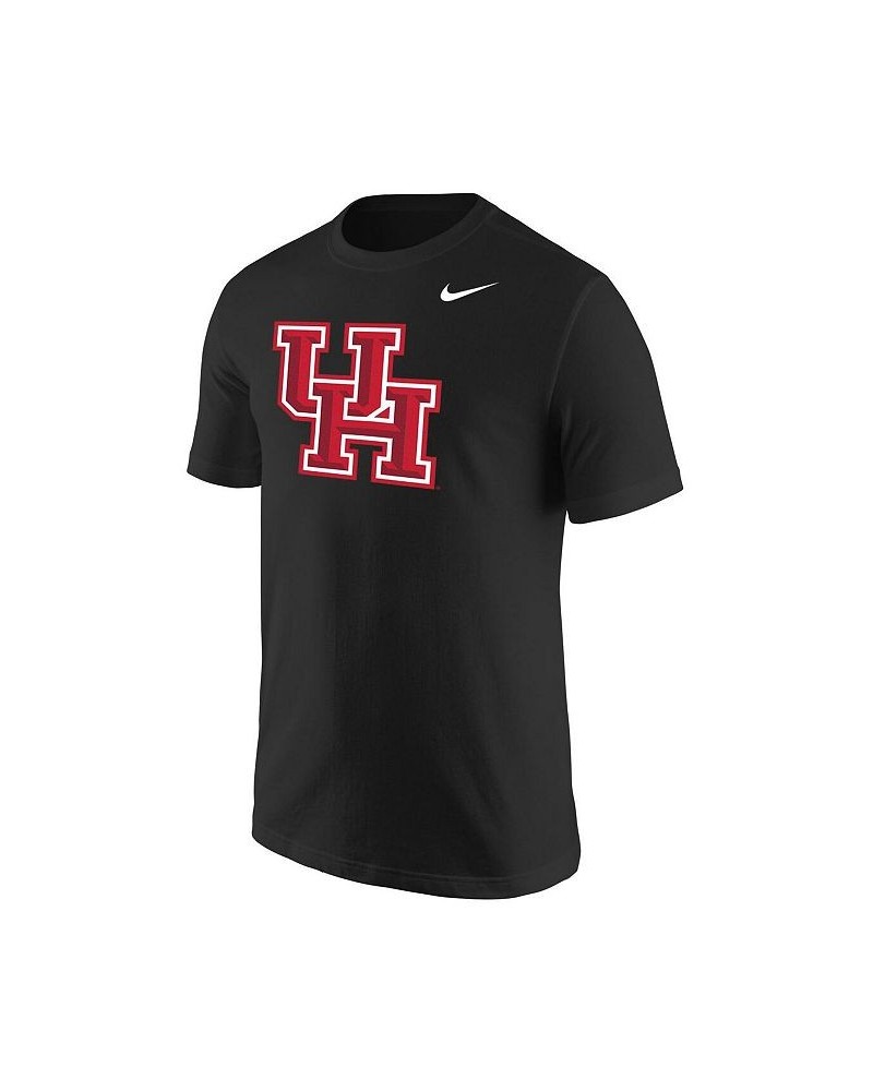 Men's Black Houston Cougars Big Logo T-shirt $17.20 T-Shirts